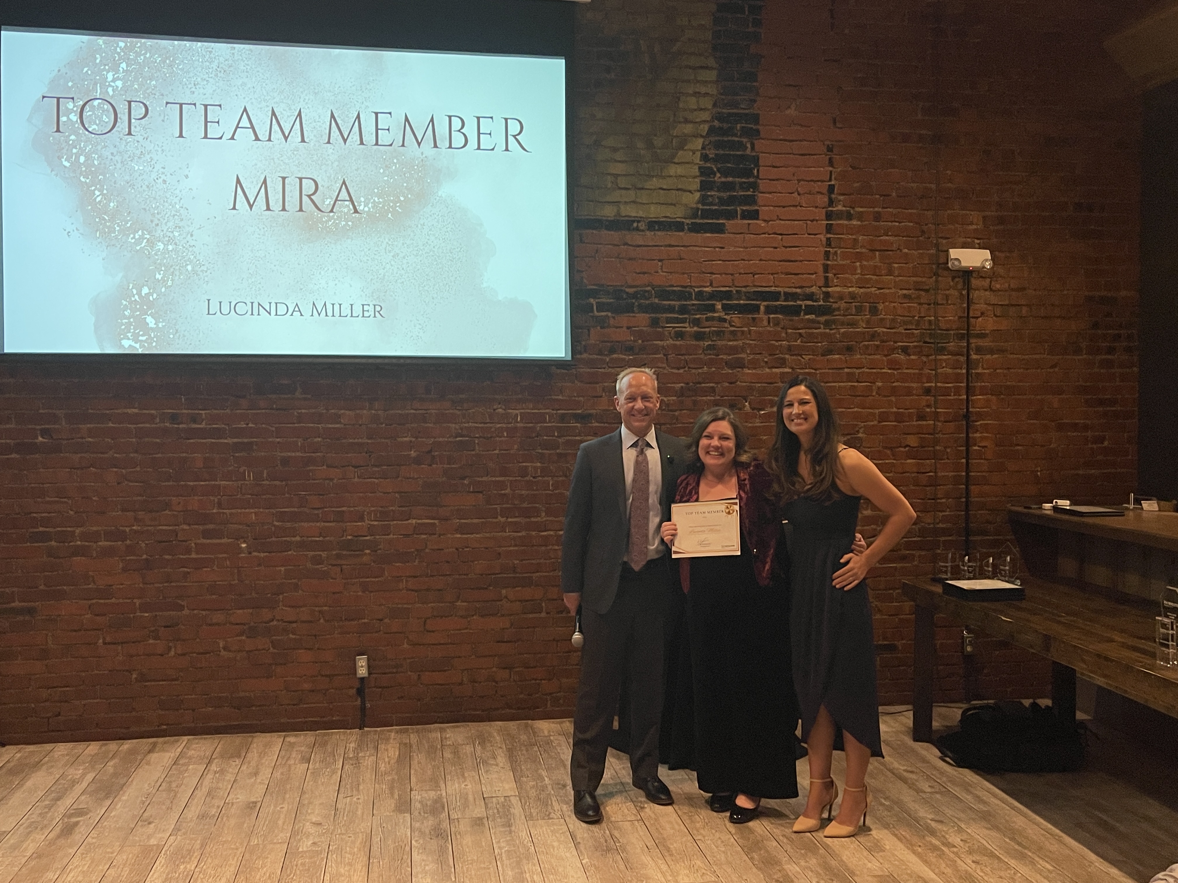 Lucinda Miller named a Top Team Member